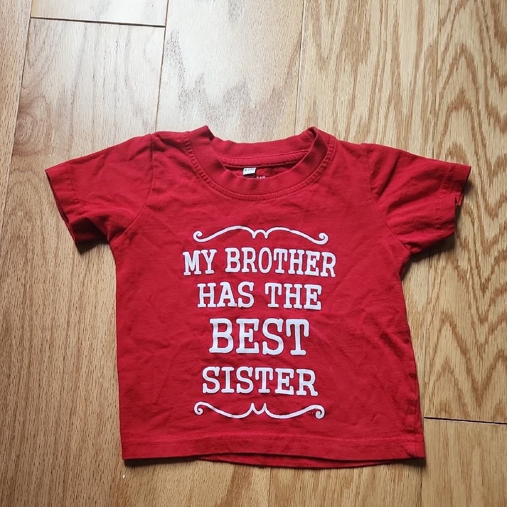 My Brother Has The Best Sister Graphic Tee Short Sleeves 24 Months